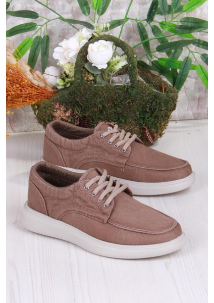 Dks 023 Vizon Hafif Rahat Keten Sneaker Erkek Ayakkabı