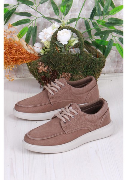 Dks 023 Vizon Hafif Rahat Keten Sneaker Erkek Ayakkabı