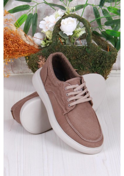 Dks 023 Vizon Hafif Rahat Keten Sneaker Erkek Ayakkabı