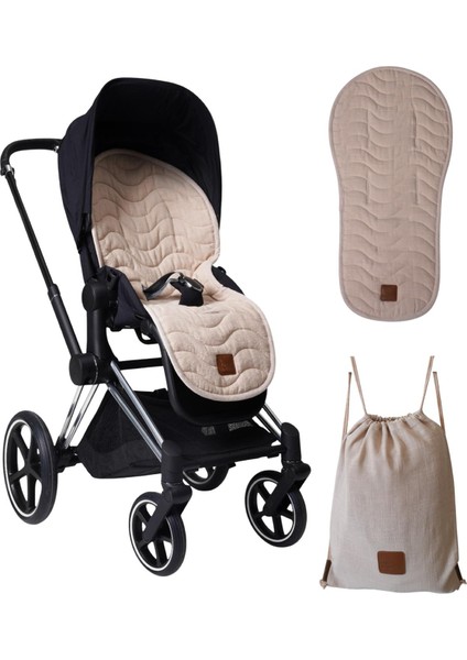 Ultra Hafif, Evrensel Uyumlulukta Bebek Arabası Minderi – OEKO-TEX® Sertifikalı Elyaf Dolgulu