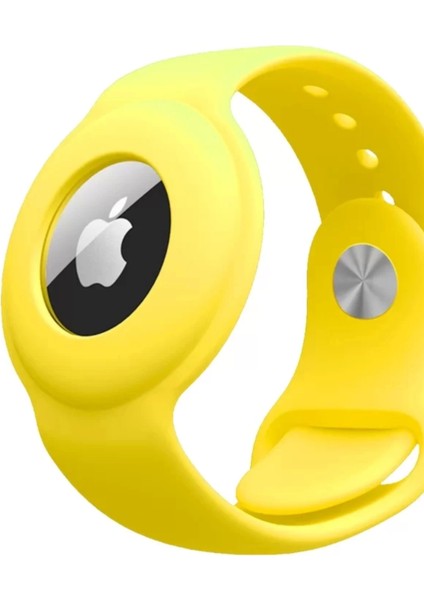 Apple AirTag Uyumlu Kordon (Anahtarlık li) & Bileklik - Çok Amaçlı Yumuşak Silikon Kılıf fırsatları