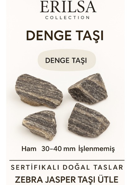 Sertifikalı Ham Işlenmemiş Zebra Jasper Taşı Kütle El Taşı Dengeleyici Toprak Enerjisi Ruhsal Güç