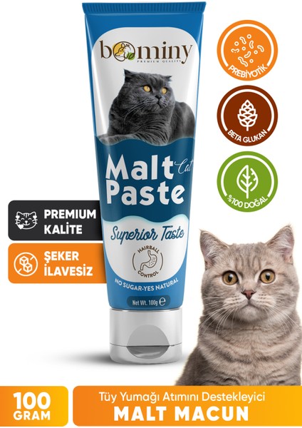 Kedi Maltpaste 100GR Kedi Tüy Yumağı Önleyici