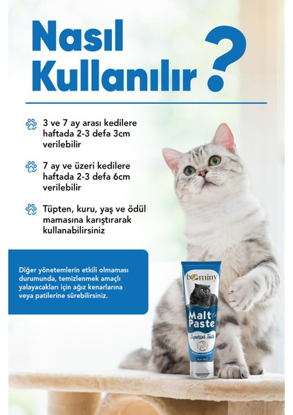 Kedi Maltpaste 100GR Kedi Tüy Yumağı Önleyici