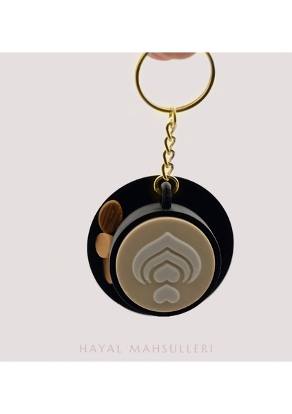 Espresso Kahve Fincanı Anahtarlık