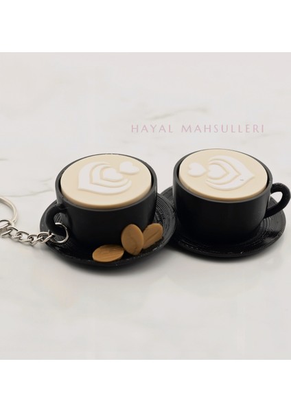 Espresso Kahve Fincanı Anahtarlık