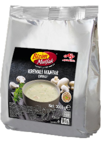 - Çorba Kremali Mantar (1 x 3 Kg) Bizim Mutfak Ynsmr