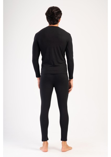 Erkek Uzun Kol V Yaka Termal Içlik Takım 405157 Siyah modelleri