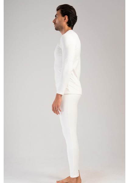 Erkek Uzun Kol Kayık Yaka Termal Içlik Takım 405158 Ekru fiyatları
