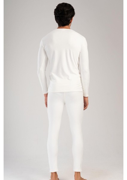 Erkek Uzun Kol Kayık Yaka Termal Içlik Takım 405158 Ekru modelleri