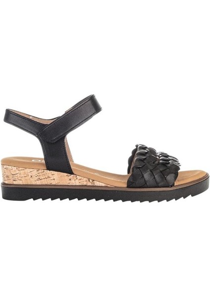 Comfort Geniş (G) Kalıp Cırtlı Örgü Sandalet 62.759