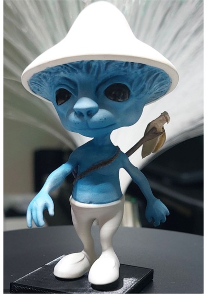 Smurf Cat Figür Brainrot Figür 15 cm