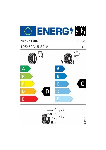 195/50 R15 82V N'blue Hd Plus Oto Yaz Lastiği (Üretim Yılı:2025) fiyatları