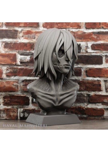 Attack On Titan Annie Leonhart Female Kadın Titan Figür Büst Anime Manga 15 cm