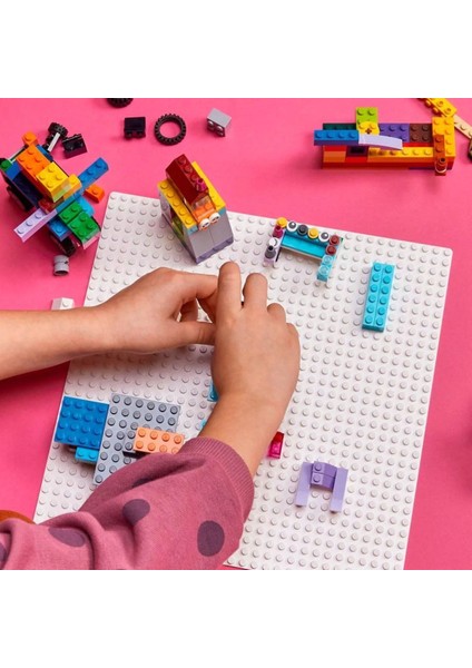 11026 Lego® Classic Beyaz Taban 1 Parça +4 Yaş