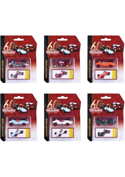 212054103 Majorette Anniversary Edition First Ever 6-Asst