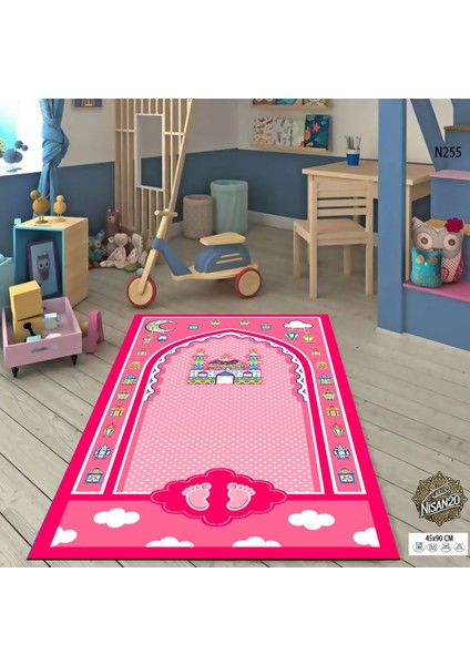 Dijital Baskıçocuk Seccade Pembe