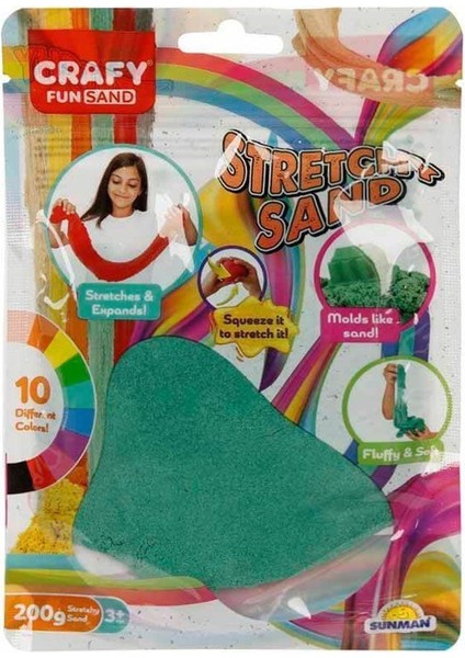 3608 Crafy Streç Oyun Kumu Yeşil 200 G
