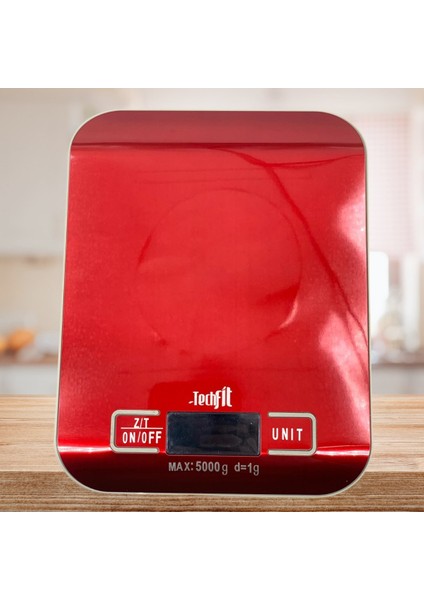 Tf 1002 Hassas Ölçümlü Maksimum 5 kg Kapasiteli LED Ekran Platin Dijital Mutfak - AGT7024-5254