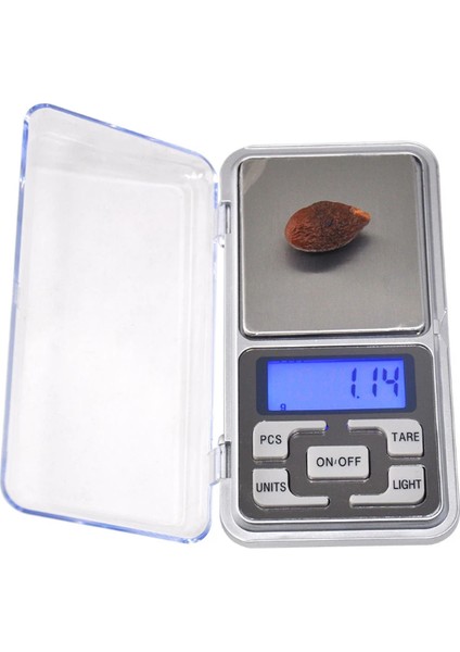 Dijital Hassas Cep Terazi 500 gr 0.01 Taksimat Notebook (4767) - AGT8851-9038