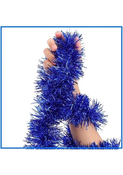 Parti Için Sim Süs 2 Metre Uzunluk 8 cm Genişlik Mavi Renk Ithal (4767) - AGT4705-3738