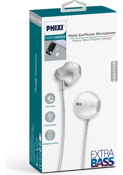 Force HS617 Mikrofonlu Earpods Kulaklık - AGT4193-1739