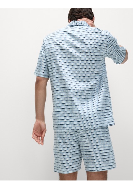 Saf Pamuklu Pijama Takımı