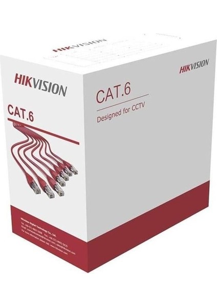 Hıkvısıon 305METRE DS-1LN6OUSPE Utp Cat6 Outdoor Sıyah 23 Awg Kablo