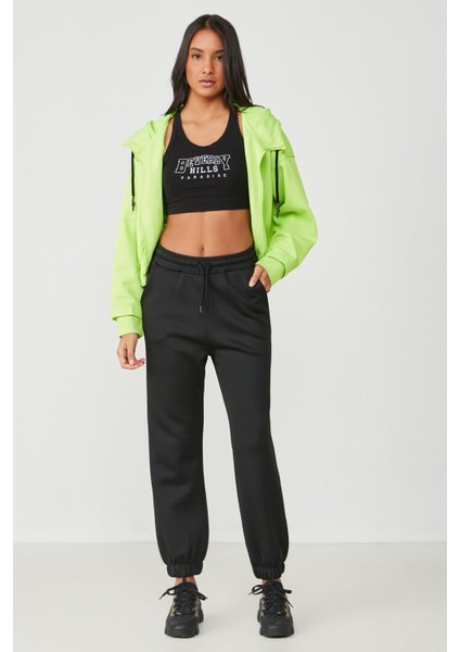 Jogger Lastikli Spor Eşofman Altı 806 Siyah