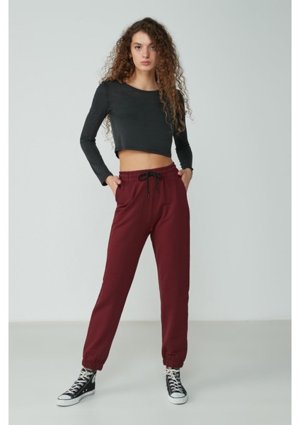Basic Jogger Eşofman Altı 734 Bordo fiyatları