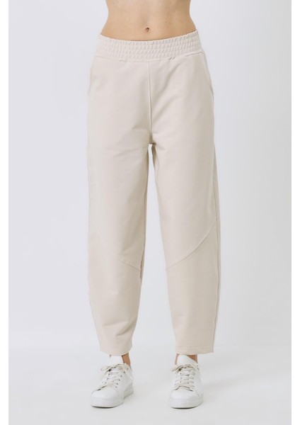 Kadın Dikiş Detaylı Eşofman Altı 745 Bej fırsatları