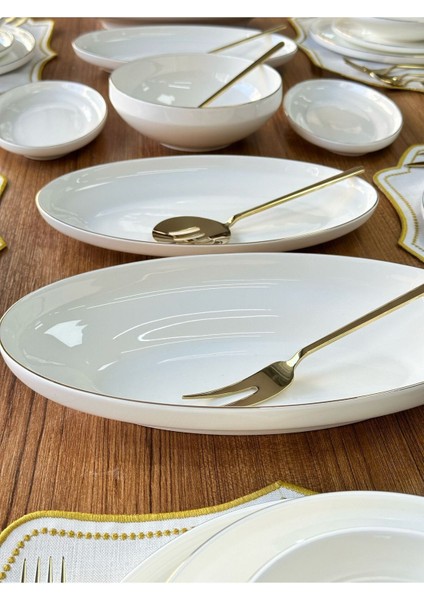 Yemek Takımı 84 Parça 6 Kişilik Bella Gold fırsatları