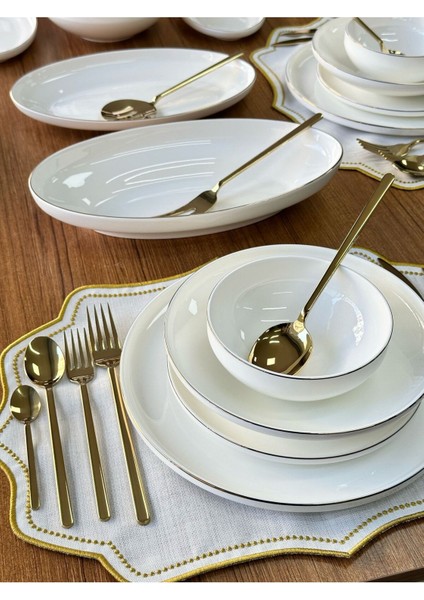 Yemek Takımı 84 Parça 6 Kişilik Bella Gold indirimleri