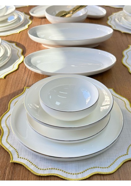 Yemek Takımı 74 Parça 12 Kişilik Bella Gold fiyatları