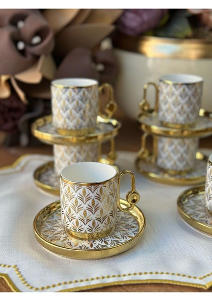 Türk Kahve Fincanı Nomi 6 Kişilik 12 Parça