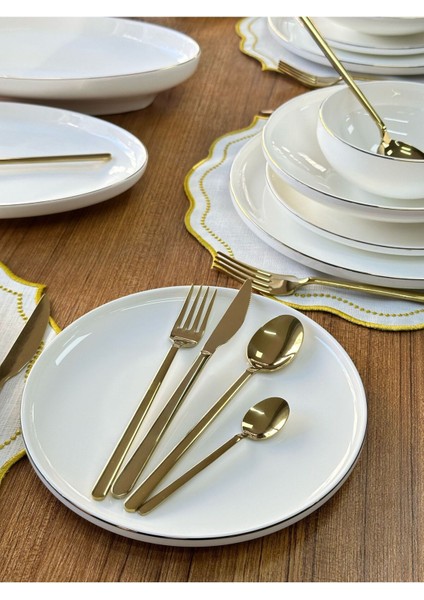 Yemek Takımı 163 Parça 12 Kişilik Bella Gold modelleri