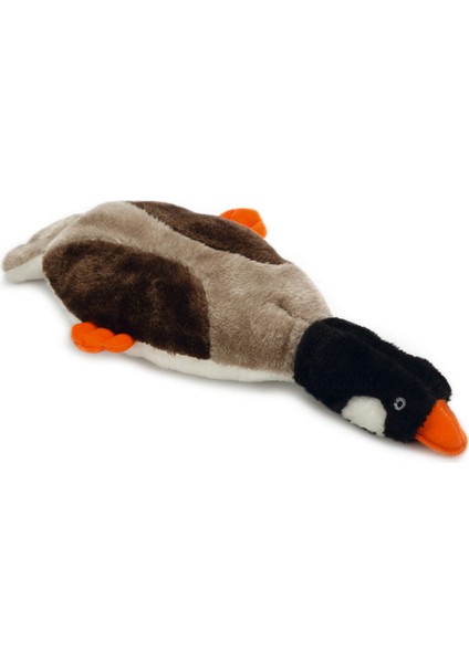 Köpek Oyuncağı, Hışırtı Sesli, Ördek, Peluş, Kahverengi, 40x14x7cm