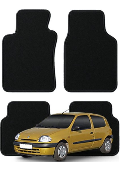 Renault Clio 2 Özel Kesim Tam Uyumlu Lüx Oto Halı Paspas