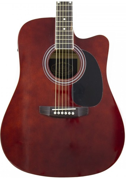 F650N-WRC Wine Red Elektro Akustik Gitar