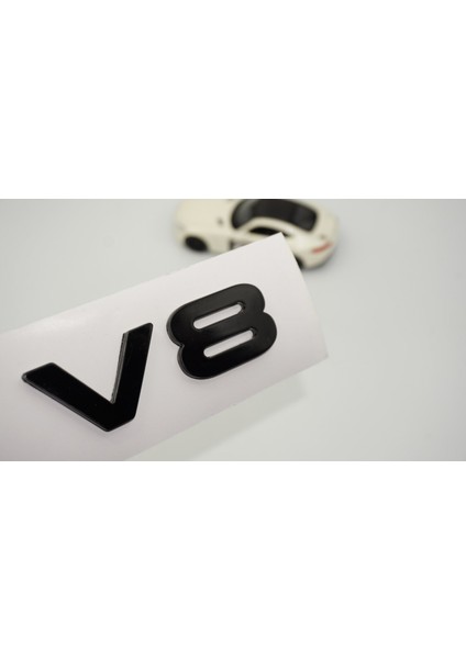 Land Rover Defender V8 Siyah Bagaj Çamurluk Yazı Logo Arma