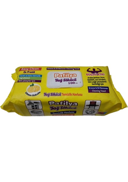 Yağ Sökücü Araba Jant, Fırın, Bisiklet, Sac Tava, Temizlik Havlusu 6 PAKETX100 Adetli (600 Adet)