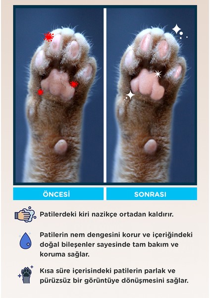 Kedi Pati Temizleme Köpüğü ve Fırçası, Pati Yıkama, Bakım Sağlık Ürünleri, Nemlendirici, Temizleyici fırsatları