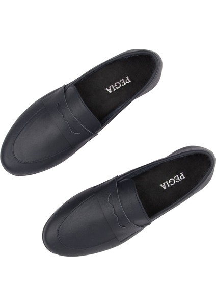 Hakiki Deri Kadın Loafer DG6043 modelleri