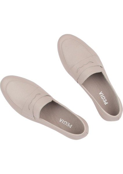 Hakiki Deri Kadın Loafer DG6043 modelleri