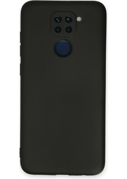 Xiaomi Redmi Note 9 Kılıf Nano Içi Kadife Silikon - Siyah Glstd