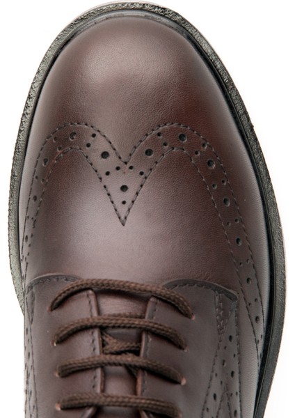 Hakiki Deri Bağcıklı Kadın Oxford Ayakkabı indirimleri