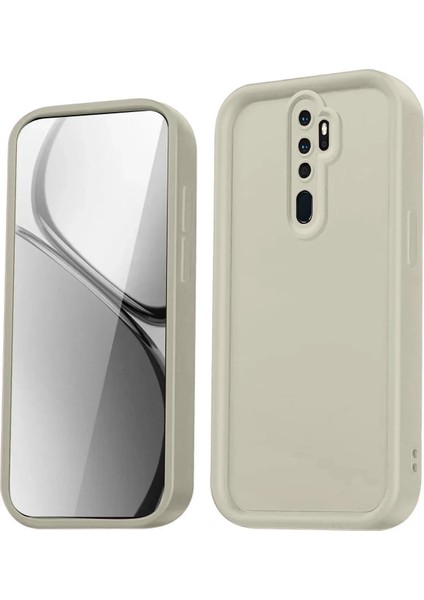 Xiaomi Redmi Note 8 Pro Kılıf Viera Silikon - Krem Glstd