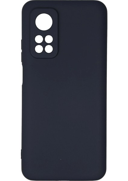 Xiaomi Mi 10T Kılıf Nano Içi Kadife Silikon - Lacivert Glstd