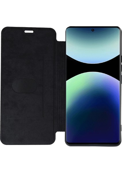Xiaomi Redmi Note 14 Pro 4g Kılıf Flip Cover - Taba Glstd