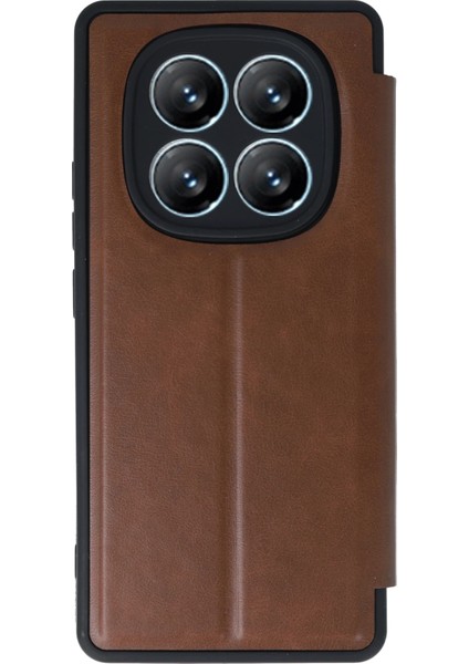 Xiaomi Redmi Note 14 Pro 4g Kılıf Flip Cover - Taba Glstd